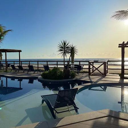 Exclusivo Apto em frente às piscinas naturais de Porto de Galinhas - Com vista frontal para o mar - Beira mar - Plage du Porto 101-3